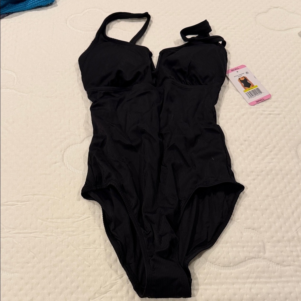 Anne Cole Black One-Piece Swimsuit